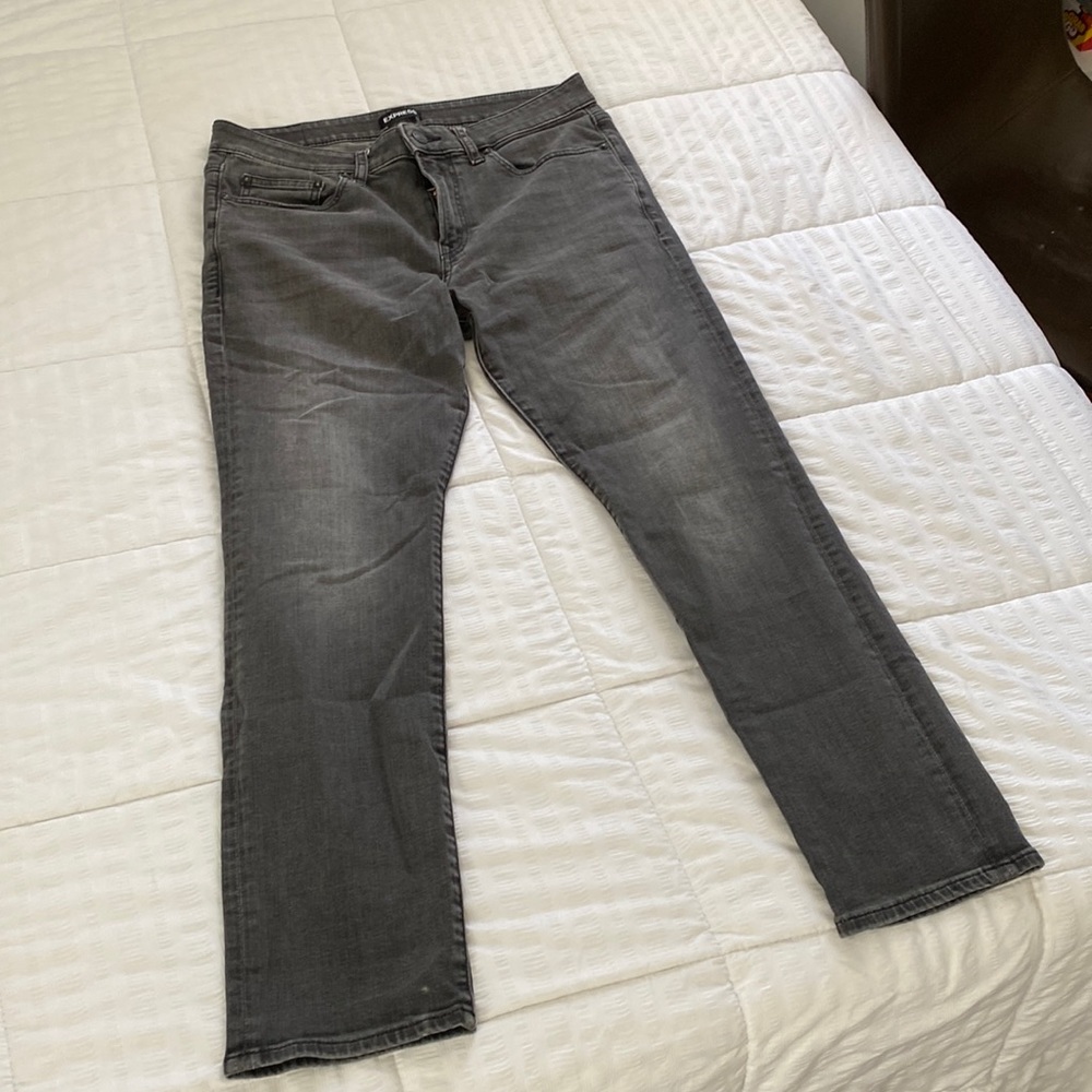 Gray express jeans